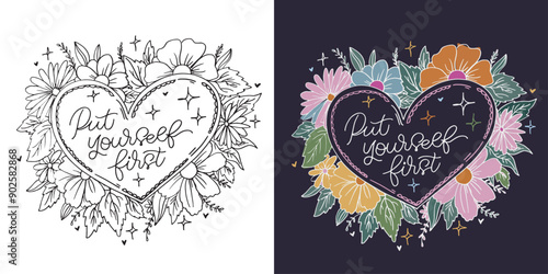 Funny Trendy hand drawn doodle lettering quote. Lettering for t-shirt design, mug print, bag print, clothes fashion. 100% hand drawn vector image.