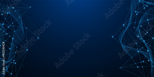 Abstract hi tech. Abstract digital background with technology. Vector abstract technology.	
