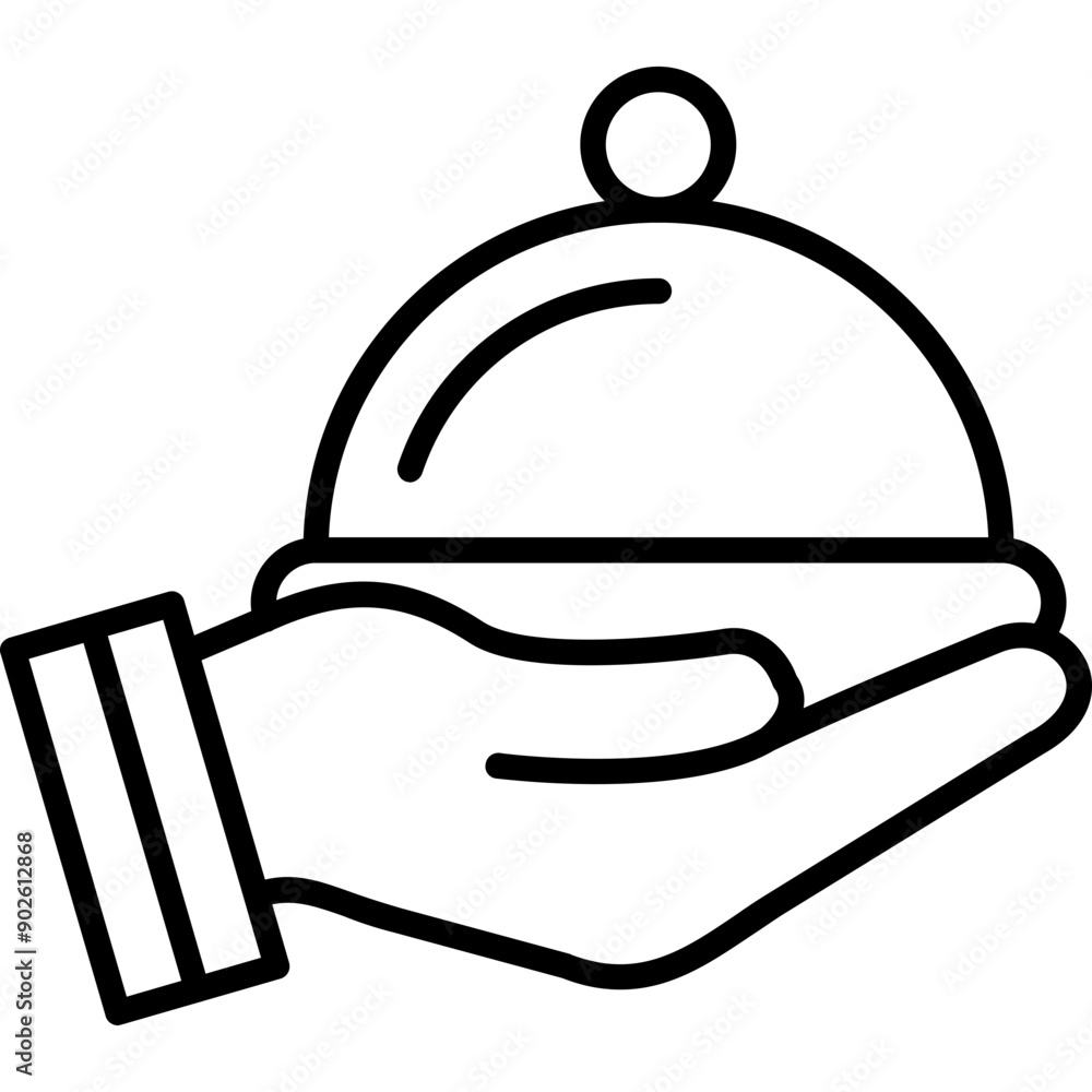 Fototapeta premium Food Tray Icon