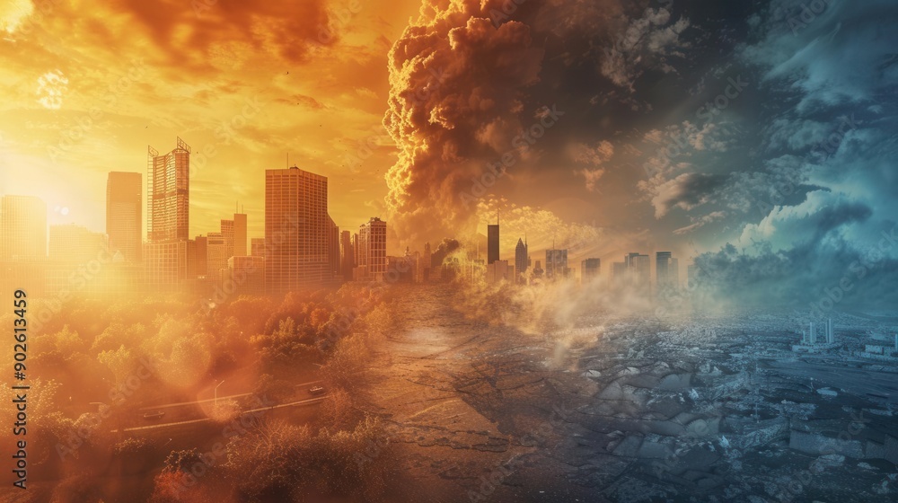 Melting Ice Caps. Climate change refers to significant changes in global weather patterns and temperatures. Melting Ice Caps. Climate change refers to significant changes in global weather patterns and temperatures.