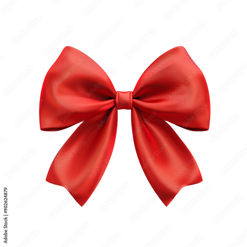 Elegant Red Ribbon Bow Fashion Statement Elegant Red Ribbon Bow Fashion Statement