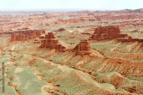 Photo of Danxia Landform in Gansu Province, China photo