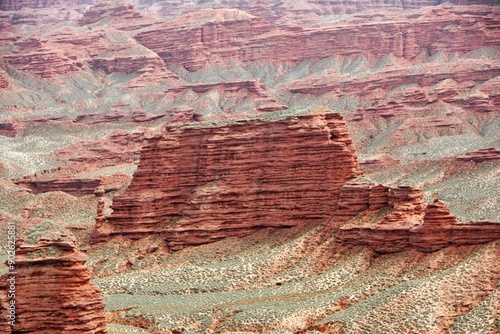 Photo of Danxia Landform in Gansu Province, China