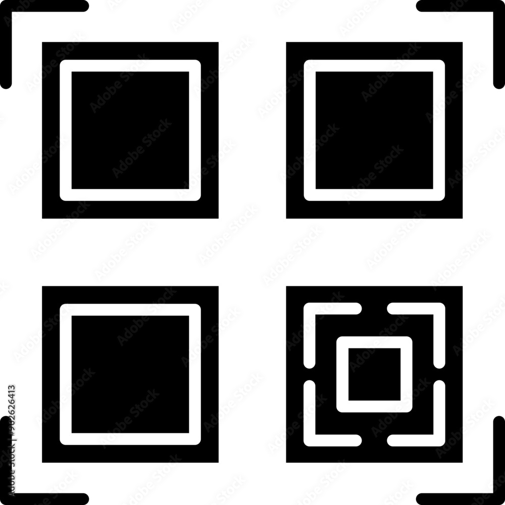 Qr Code Scan Icon Qr Code Scan Icon