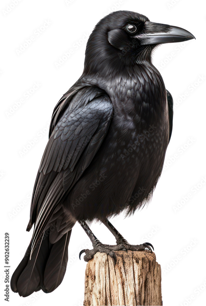 Fototapeta premium PNG Raven blackbird animal beak.