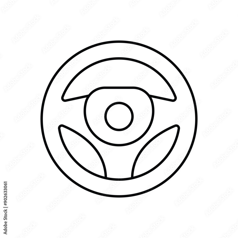 Steering Wheel Icon, for mobile concept and web design. vector illustration Steering Wheel Icon, for mobile concept and web design. vector illustration