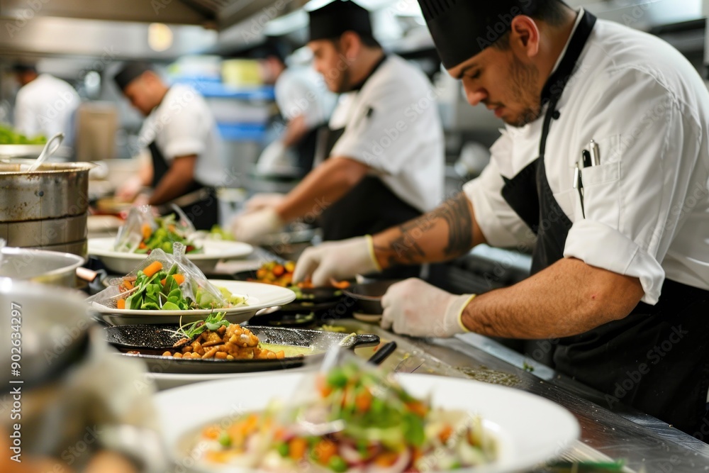 A Culinary Journey of Flavor and Texture, Expertly Prepared by Professional Chefs in the Kitchen A Culinary Journey of Flavor and Texture, Expertly Prepared by Professional Chefs in the Kitchen