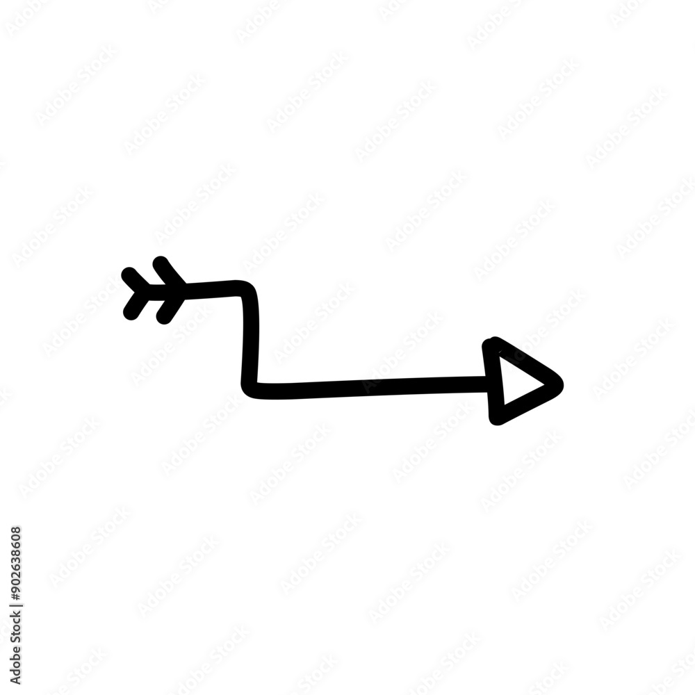 arrow doodle illustration arrow doodle illustration