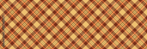 Scrapbook vector background texture, vivid pattern check seamless. Self fabric textile tartan plaid in amber and red colors.