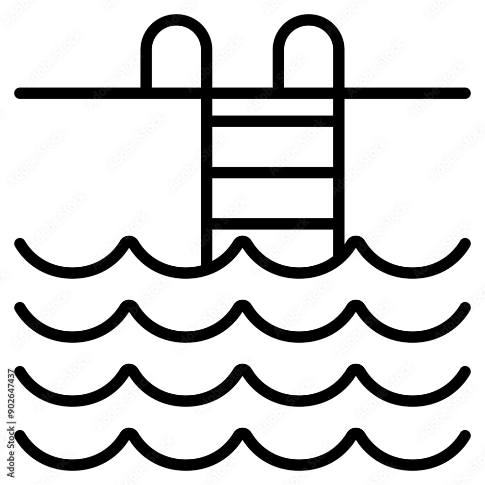 Resort Pool icon Resort Pool icon