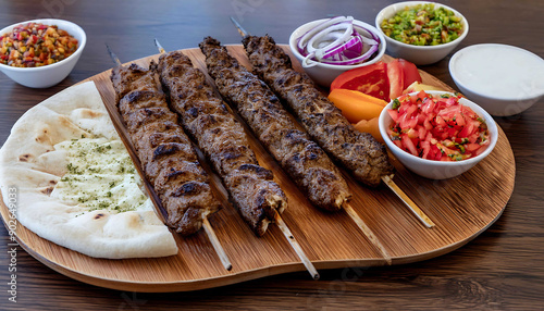 Turkish sish kebab. Şiş kebap, Adana, Urfa kebap, Adana kebap Urfa kebap. Traditional Turkish Adana Urfa skewers Kebab. Traditional Turkish cuisine. Grilled Perfection. Adana şiş Urfa şiş.
