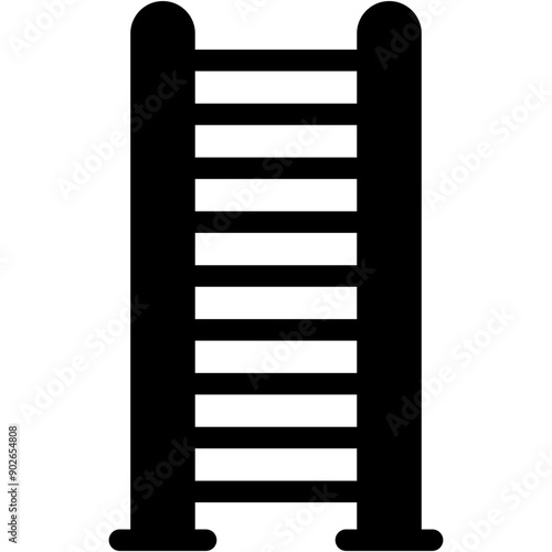 Vector Icon Ladder, Stairs, Steps, Tools, Tools And Utensils