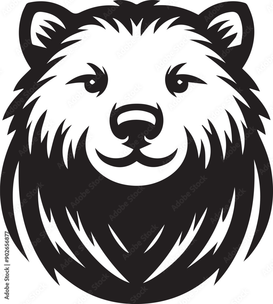 Obraz premium wombat vector silhouette illustration logo