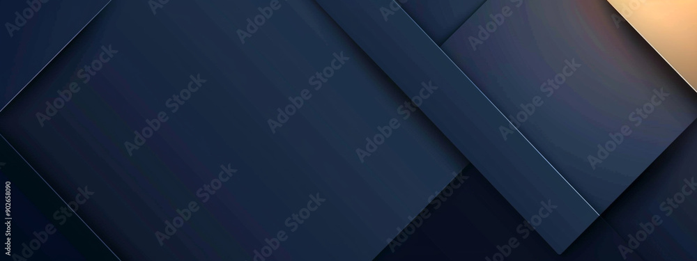 Abstract blue geometric shape overlay layer background technology style ...