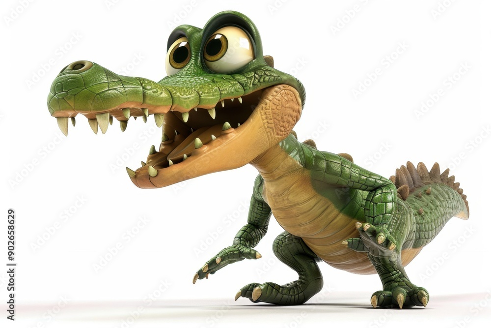 Fototapeta premium Smiling Crocodile