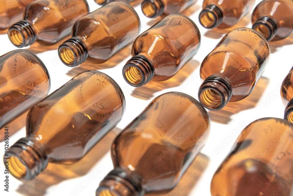 Brown glass medical bottles Brown glass medical bottles