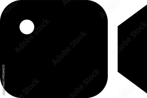 video camera solid icon