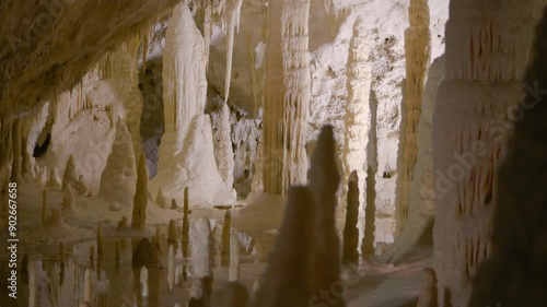 Frasassi Caves, underground exploration of the caves at the 