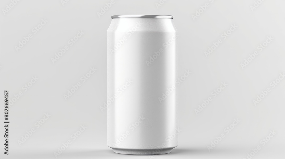 Blank can aluminum mockup design for beverage or soft drink. Neural network ai generated art Blank can aluminum mockup design for beverage or soft drink. Neural network ai generated art