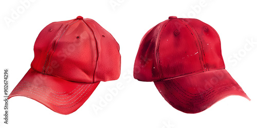 Wallpaper Mural  set two red hats/ caps clipart illustration on transparent background republican party in usa Torontodigital.ca