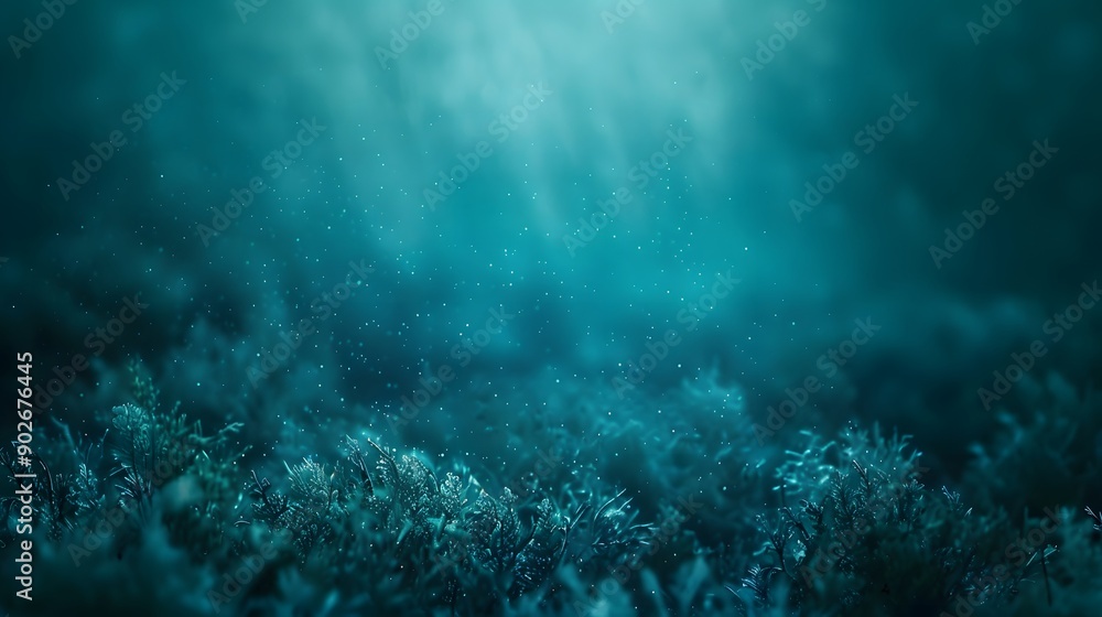 Fototapeta premium Blurred underwater background