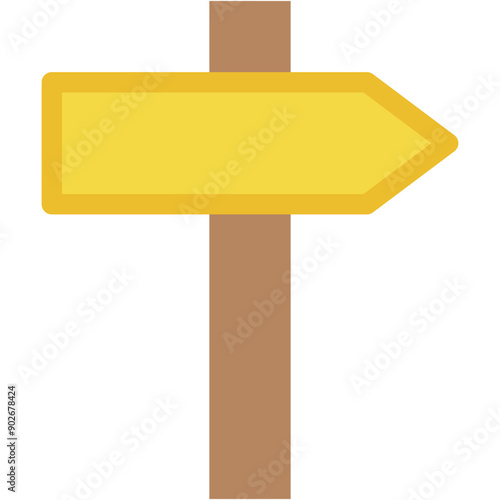 Vector Icon Direction, Guidepost, Street Sign, Road Sign, Guidance, Signaling