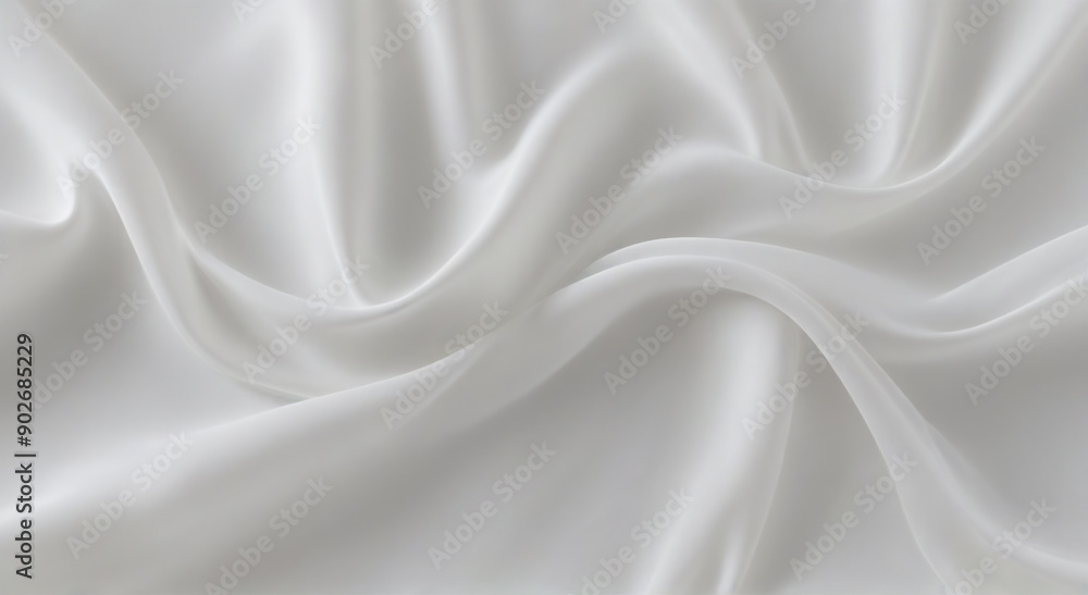 Obraz premium white silk background