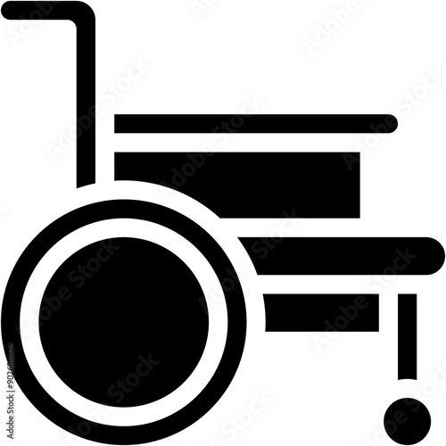 Vector Icon Wheelchair, Handicap, Disable, Transport, Transportation, Health And Medical