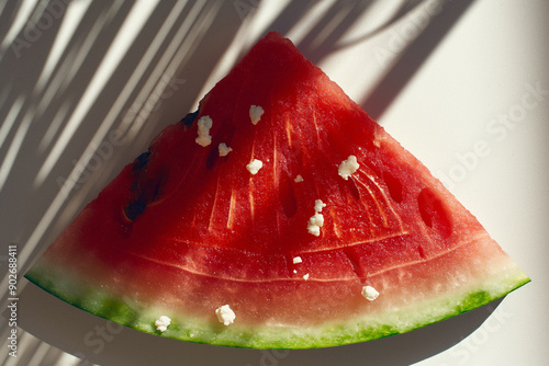 A single, juicy watermelon ...