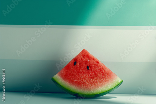 A single, juicy watermelon ...
