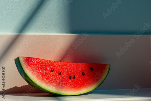 A single, juicy watermelon ...