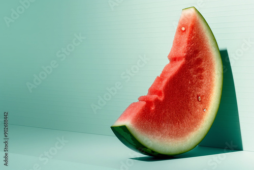 A single, juicy watermelon ...