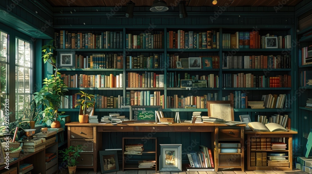 Detailed High-Resolution Photo of a Digital Detox Scene with Books and Nature for Relaxation and Peacefulness Detailed High-Resolution Photo of a Digital Detox Scene with Books and Nature for Relaxation and Peacefulness
