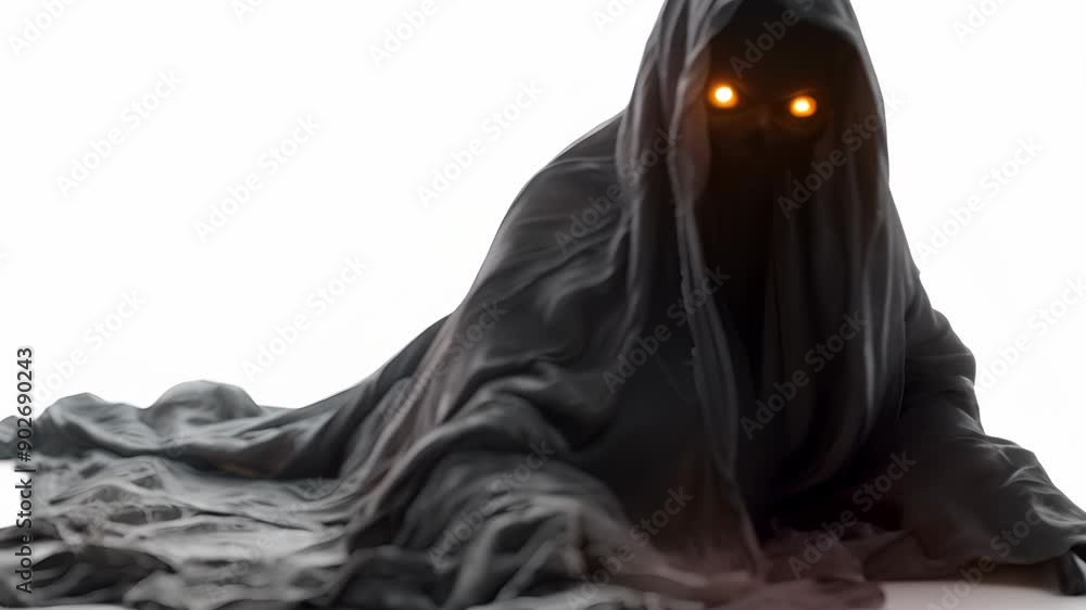 Eerie Encounter With a Ghostly Figure at Midnight in an Abandoned Location Eerie Encounter With a Ghostly Figure at Midnight in an Abandoned Location