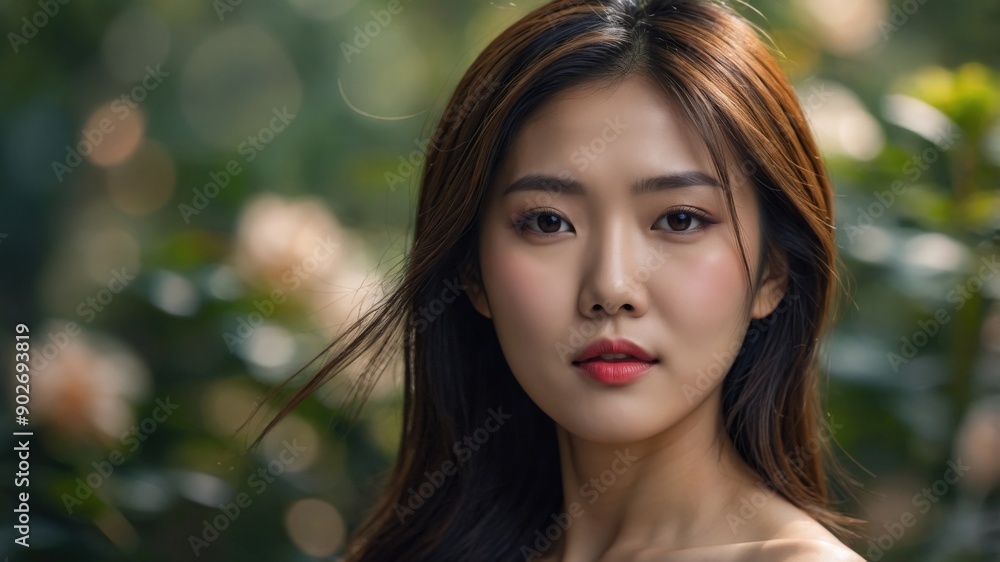 Portrait of a Young Woman in Natural Light Outdoors
Portrait of a Young Woman in Natural Light Outdoors