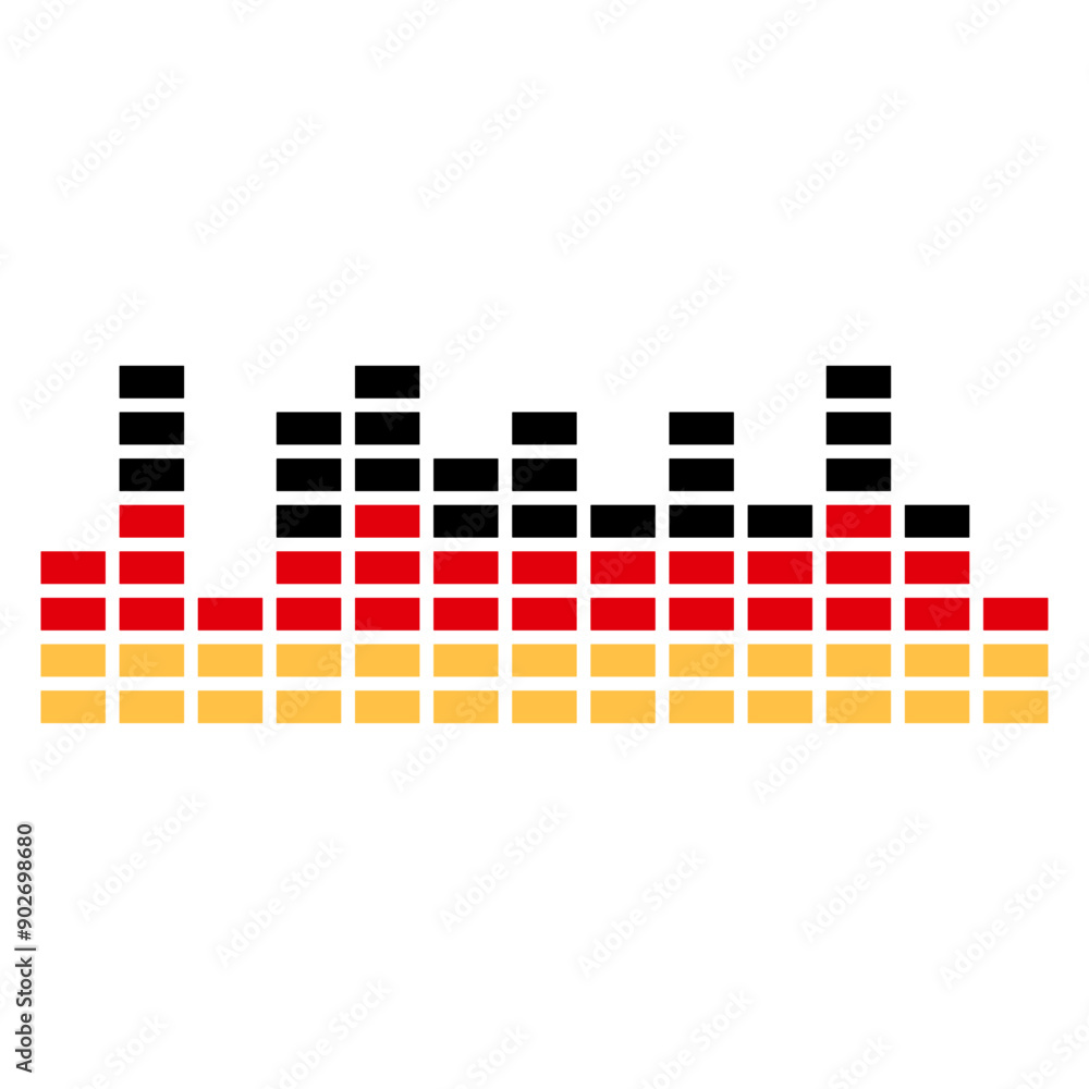 Black Red Gold German Flag Germany Wave Bars Equalizer Loud Music Record Player Mixer Mixing Dance Party Life Techno Life Club DJ Party Bass Sound Love Icon Symbol Cool Hard Style Trance Raver Disco Black Red Gold German Flag Germany Wave Bars Equalizer Loud Music Record Player Mixer Mixing Dance Party Life Techno Life Club DJ Party Bass Sound Love Icon Symbol Cool Hard Style Trance Raver Disco