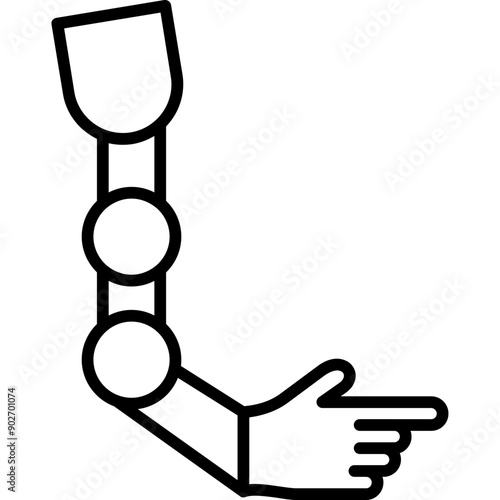 Prosthetic Hand Icon