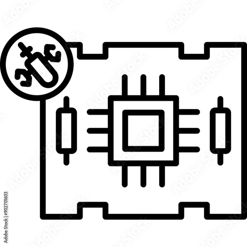 PCB Board Repair Icon