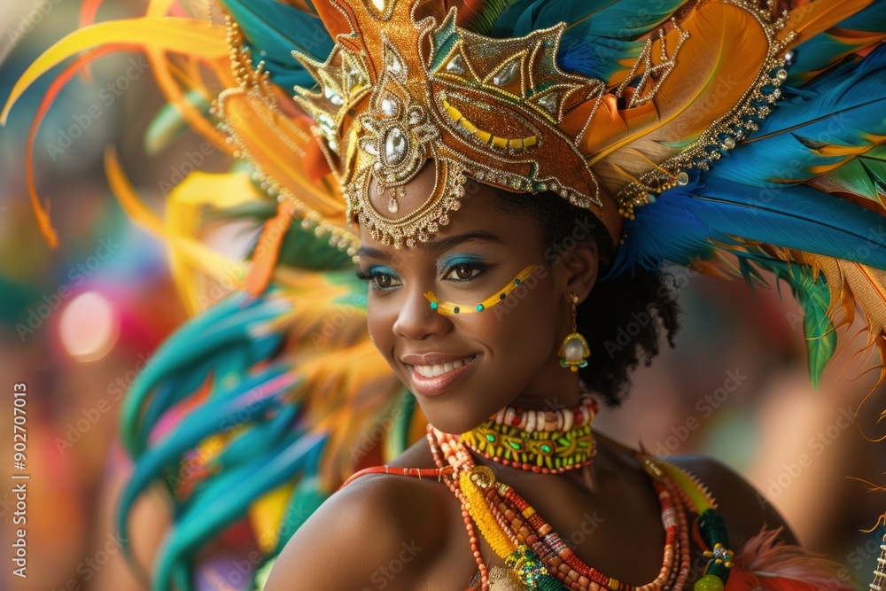 Beautiful latin dancer at a brazilian festival Beautiful latin dancer at a brazilian festival