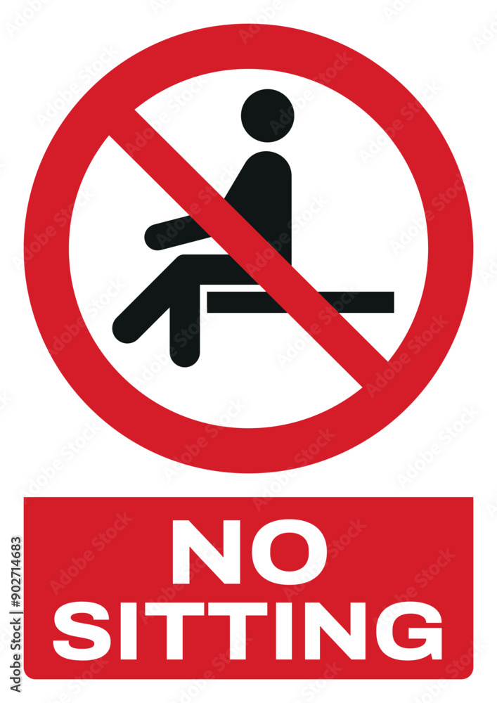 ISO prohibition safety signs text variation_no sitting size a4/a3/a2/a1
ISO prohibition safety signs text variation_no sitting size a4/a3/a2/a1