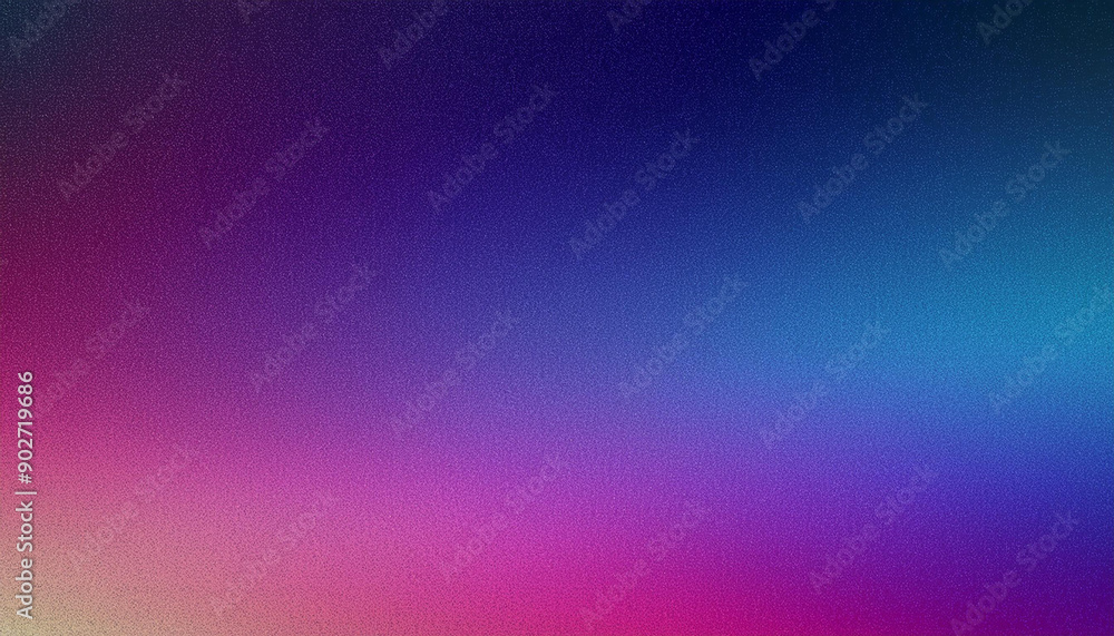 Fototapeta premium Grainy noisy background dark blue red abstract glowing color shape noisy banner poster header