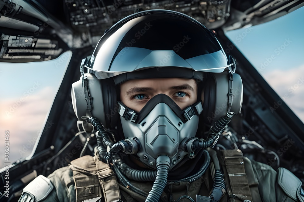 warfare jet fighter pilot with mask warfare jet fighter pilot with mask