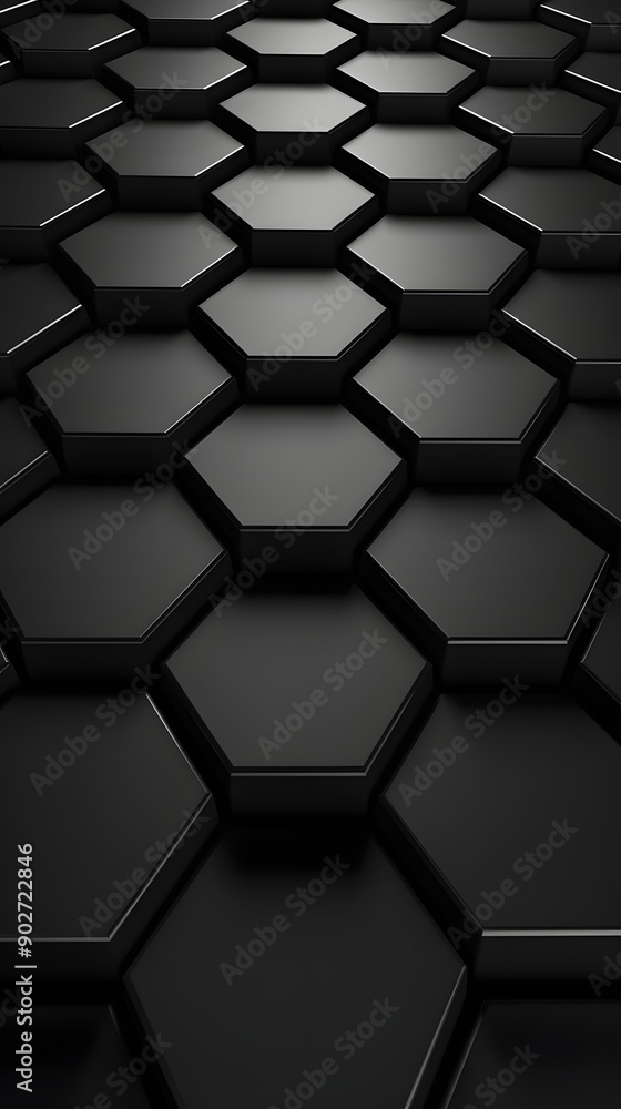 Digital black 3d honeycomb structure hexagonal graphic poster background Digital black 3d honeycomb structure hexagonal graphic poster background