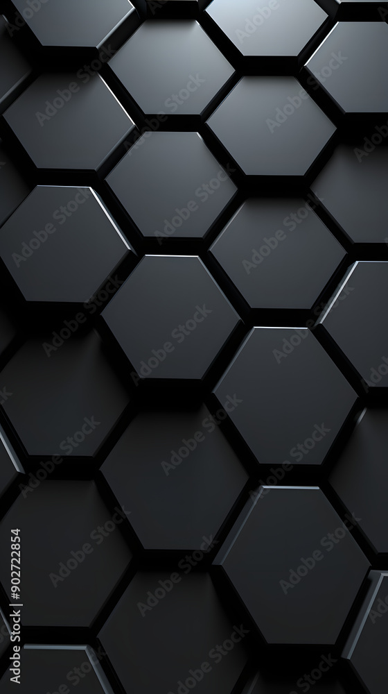 Digital black 3d honeycomb structure hexagonal graphic poster background Digital black 3d honeycomb structure hexagonal graphic poster background