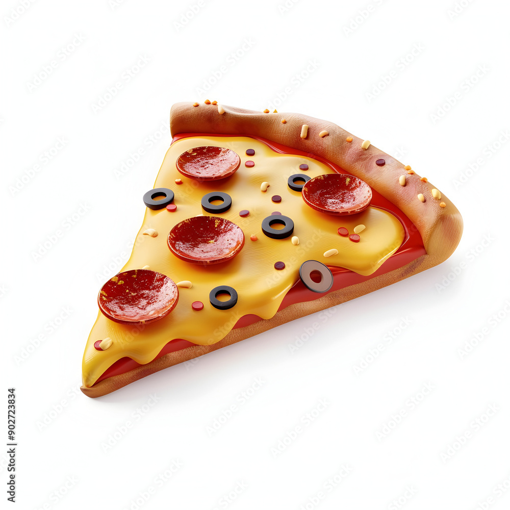 3D Pizza Slice 3D Pizza Slice