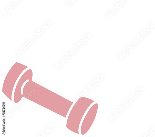 Dumbbell fitness exercise icon vector illustration