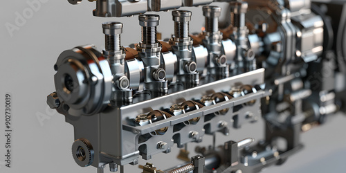 High-Precision Engine Components Advanced Automotive Engineering and Mechanical Innovation