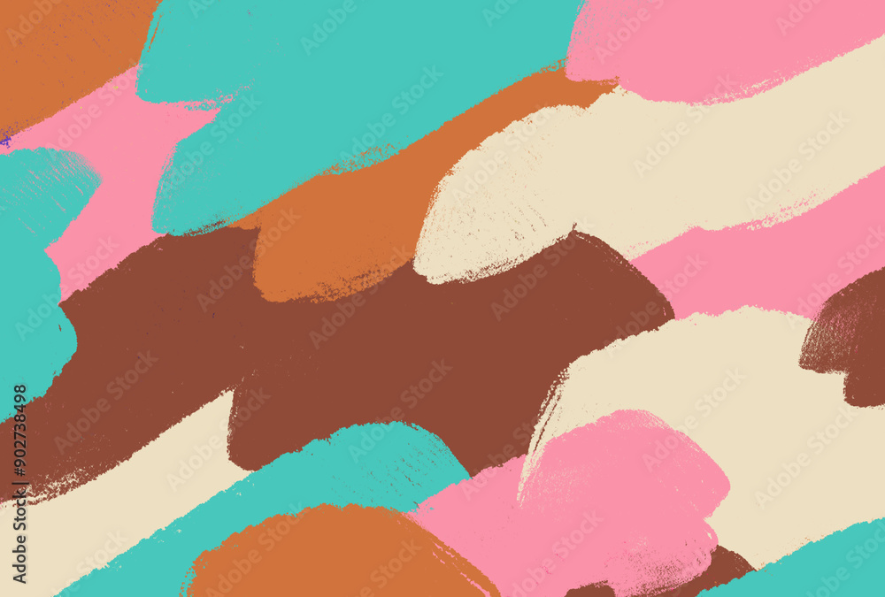 Obraz premium 背景素材_グランジ_カラフル