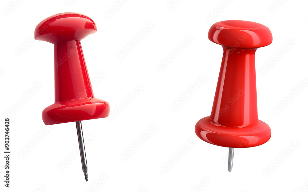 Red push pins arranged in a symmetrical composition, showcasing vibrant colors and sharp details in macro photography, isolated PNG on transparent background, perfect for office supplies.
Red push pins arranged in a symmetrical composition, showcasing vibrant colors and sharp details in macro photography, isolated PNG on transparent background, perfect for office supplies.