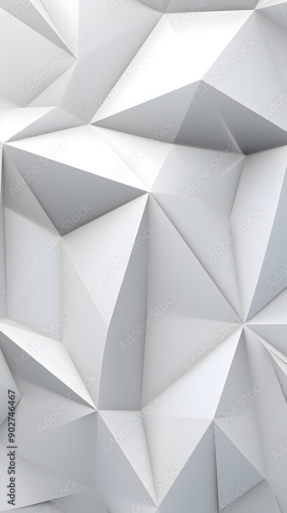 Digital white modern 3d geometry abstract graphic poster background Digital white modern 3d geometry abstract graphic poster background